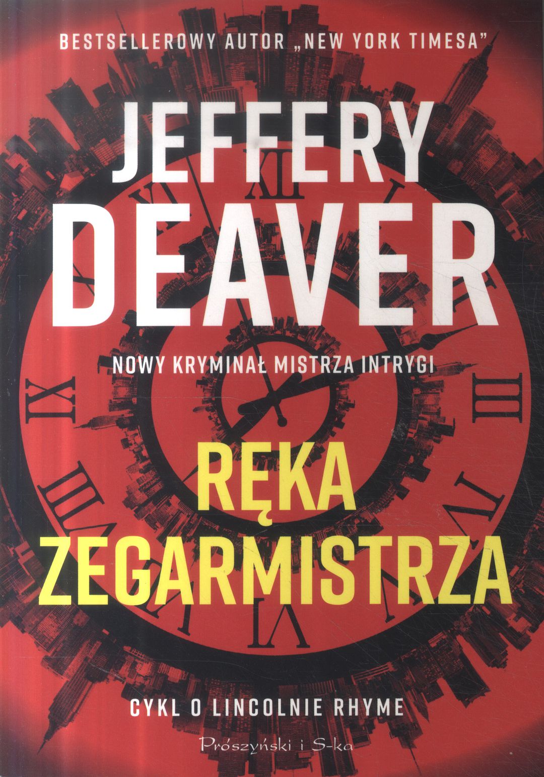 Jeffery Deaver: Ręka Zegarmistrza - okładka