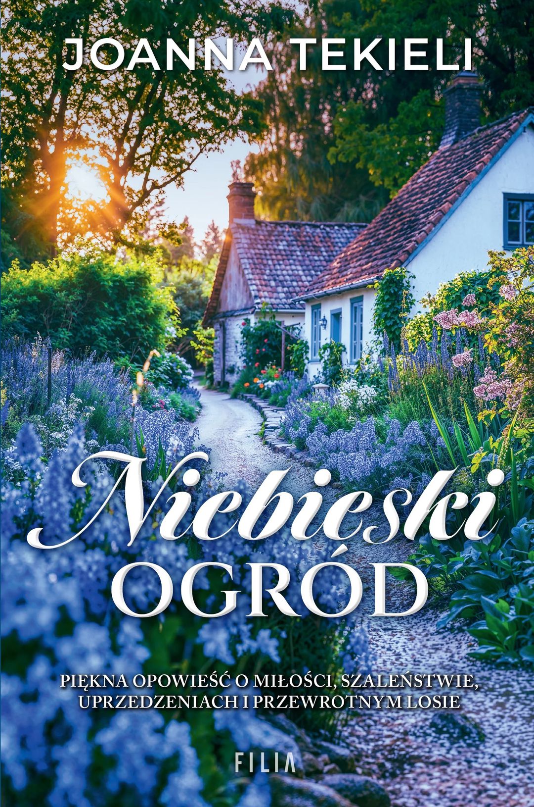 Joanna Tekieli: Niebieski ogród - okładka